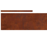 Lawn Edging 450 x 25 cm Weathering Steel Rusty 868038