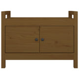Hall Bench Honey Brown 80x40x60 cm Solid Wood Pine 821782