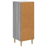 Sideboard Grey Sonoma 33 x 34.5 x 90 cm Engineered Wood 894601