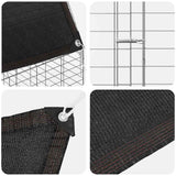 Chicken Cage 2 pcs Silver 600 x 100 x 210 cm Galvanised Steel 3394431