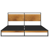 Bed Frame without Mattress Metal 160x200 cm 324866