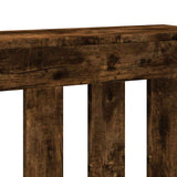 Radiator Cover Smoked Oak 149x20x82 cm Engineered Wood 852748