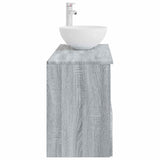 Bathroom Furniture Set 2 pcs Grey Sonoma Engineered Wood 3404030