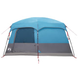 Family Tent with Roof Blue 320 x 210 x 180 cm Polyester 42028490