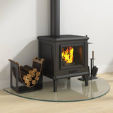 Fireplace Glass Plate Transparent 1000 x 600 mm Glass 353841