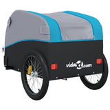 Bike Trailer Black and Blue 45 kg Iron 94135