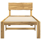 Single Bed Frame with Headboard ROSTOCK White 90 x 190 cm 903358