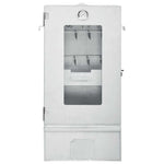 BBQ Oven Smoker with Table Galvanised Steel 3187616
