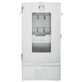 BBQ Oven Smoker with Table Galvanised Steel 3187616