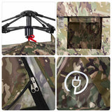 Fishing Tent 4-Person Camouflage Quick Release 4005328