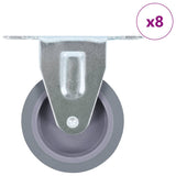 8 pcs Fixed Casters 75 mm 277826