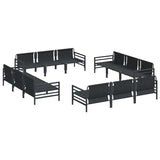 Garden Sofa Set Anthracite Steel 3378972