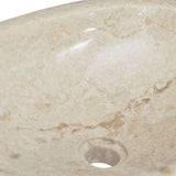 Sink Cream 53x40x15 cm Marble 149171