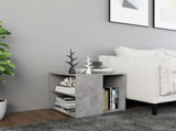 Side Table Concrete Grey 50x50x45 cm Engineered Wood 806386