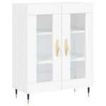 Highboard White 69.5x34x180 cm Engineered Wood 3199601