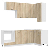 Kitchen Unit LYON 8 pcs Sonoma Oak Engineered Wood 3438441
