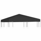 Gazebo Top Cover 270 g/m 3x3 m Black 312078