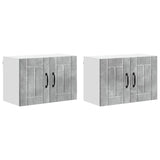 Wall Cabinet LUCCA 2 pcs Concrete Grey 60 x 31 x 40 cm 884921