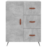Highboard Concrete Grey 69,5x34x180 cm Engineered Wood 3199789
