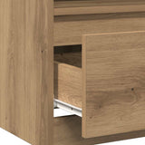 Bedside Cabinet Artisan Oak 40x40x50 cm Engineered Wood 856500