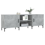 TV Cabinet Concrete Grey 150x30x50 cm Engineered Wood 829104