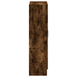 Book Cabinet Smoked Oak 82.5x30.5x115 cm Engineered Wood 833786