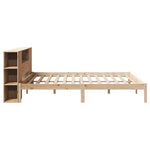 Bookcase Bed without Mattress 180x200 cm Super King Solid Wood Pine 3321546