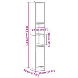 Bathroom Cabinet Artisan Oak 30x30x183.5 cm Engineered Wood 856065