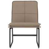 Lounge Chair Cappuccino 54x75x76 cm Faux Leather 351335