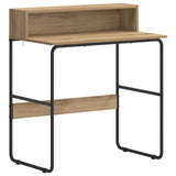 Desk with Storage Artisan Oak 80 x 50 x 91 cm 8008025