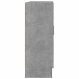 Vitrine Cabinet Concrete Grey 82.5x30.5x80 cm Engineered Wood 802745