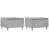 Coffee Tables 2 pcs Concrete Grey 50x46x35 cm Engineered Wood 830853
