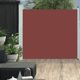 Patio Retractable Side Awning 170x300 cm Brown 317891