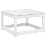 Garden Lounge Set White Solid pine wood 7 Piece Set Modular 3216926