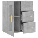 Sideboard Concrete Grey 69.5x34x90 cm Engineered Wood 828032