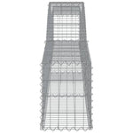 Arched Gabion Basket 400x30x40/60 cm Galvanised Iron 153522