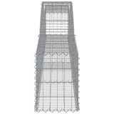 Arched Gabion Basket 400x30x40/60 cm Galvanised Iron 153522