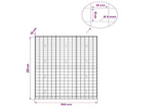 Gabion with 5 mm Wire and 10x10 cm Mesh 150x30x200 cm 3465165
