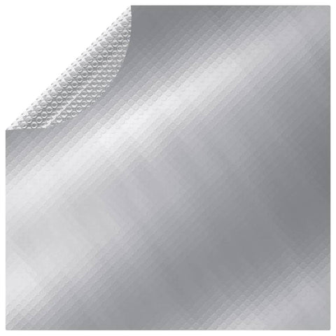 ZNTS Pool Cover Silver 455 cm PE 93088