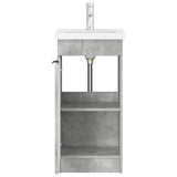 Bathroom Vanity with Sink Concrete Grey 42 x 40 x 84.5 cm 890087
