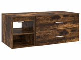 Bathroom Furniture Set 2 pcs Smoked Oak Engineered Wood 3403940