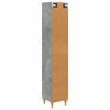 Cabinet Set 2 pcs Concrete Grey Engineered Wood 3416451