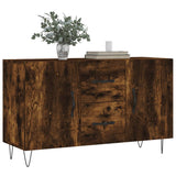 Sideboard Smoked Oak 100x36x60 cm Engineered Wood 828169