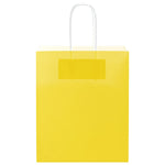ZNTS Paper Bags 250 pcs with Handles Yellow 18x8x22 cm 4101782