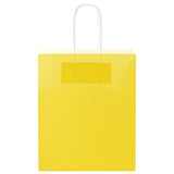 ZNTS Paper Bags 250 pcs with Handles Yellow 18x8x22 cm 4101782