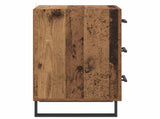 Bedside Cabinet Old Wood 40 x 40 x 66 cm Engineered Wood 882143