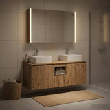 Bathroom Cabinet Set 4 pcs Artisan Oak Engineered Wood 3406390