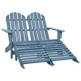Garden Chair Blue Solid fir wood Large Detachable 315915