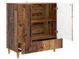 Sideboard Old Wood 66 x 34.5 x 95 cm Engineered Wood 894673