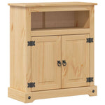 ZNTS 3 Piece Bathroom Furniture Set Corona Solid Wood Pine 3334639